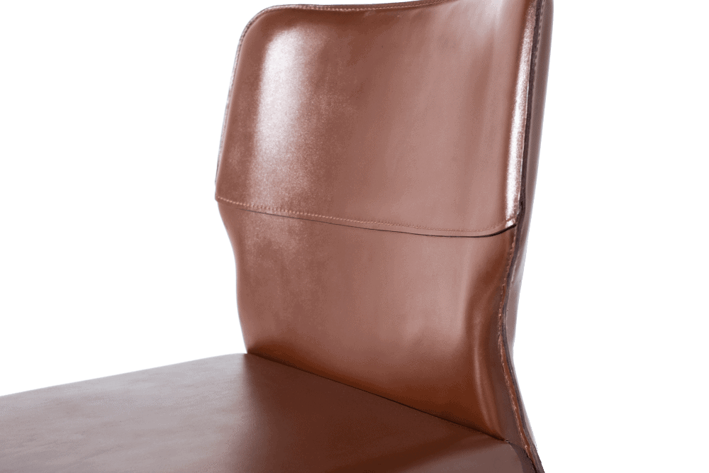 Brown Leather Dining Chair Sofia Interior