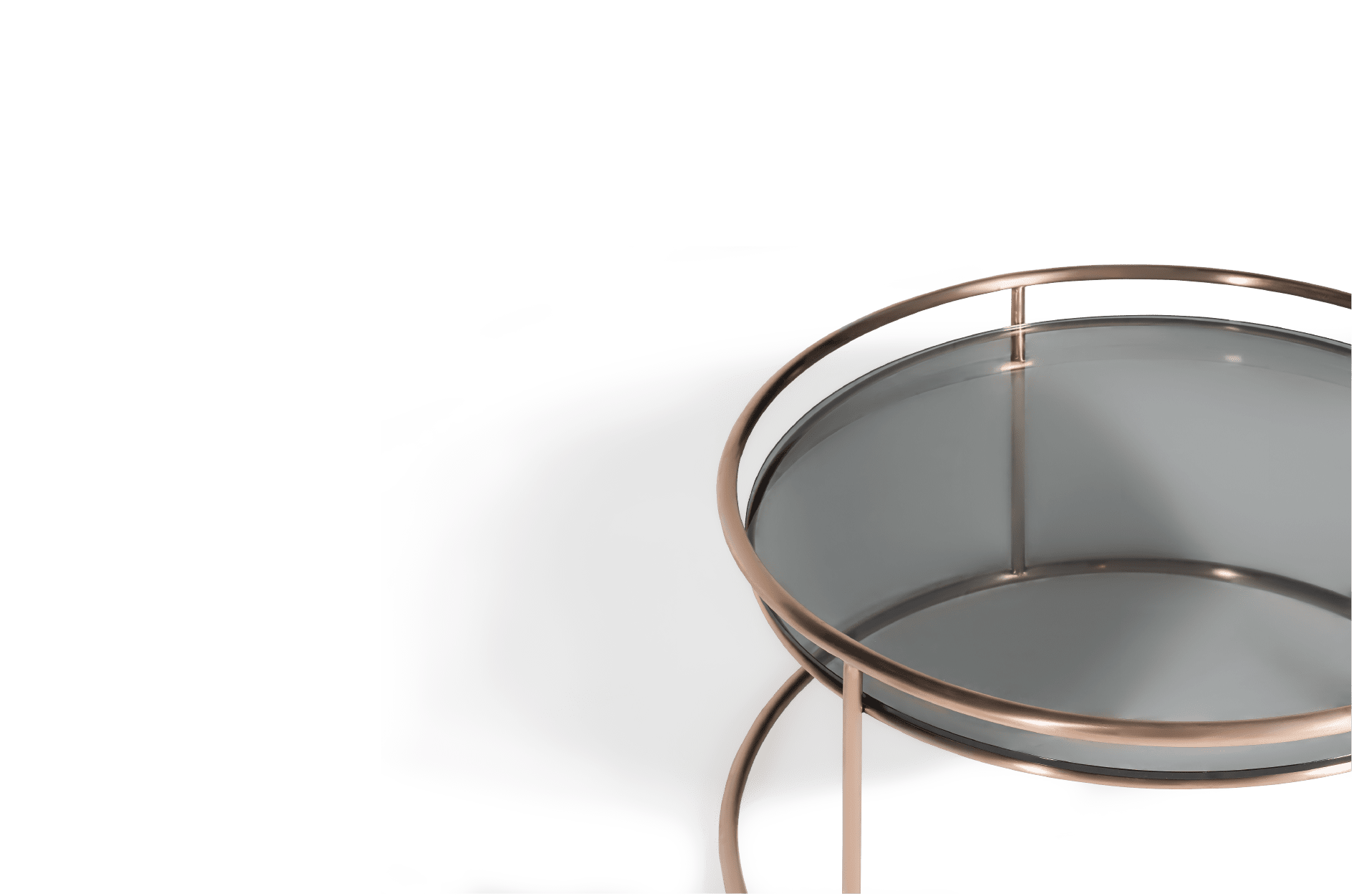 Modern Inox Frame Coffee Table Sofia Interior