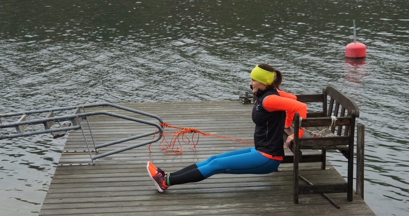 Dagens övning Dips med bänk