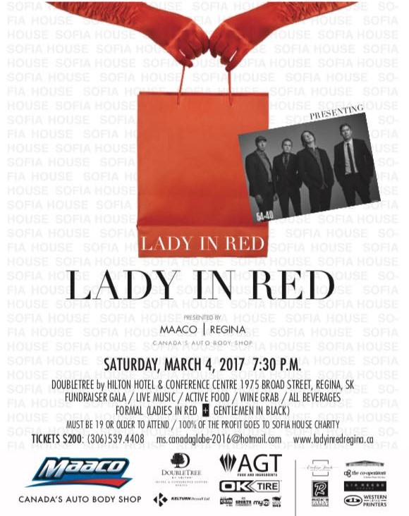 Lady in Red Gala 2017 Thank you Chrisinda Tkatch & Sponsors SOFIA