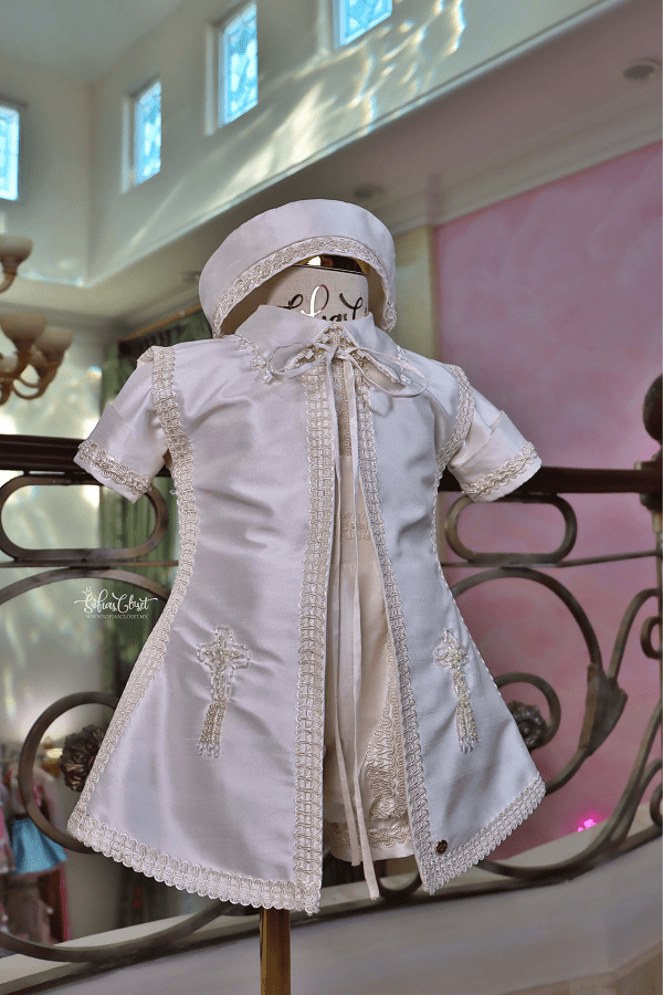 LUXURY BAPTISM JUMPSUIT Sofias Closet