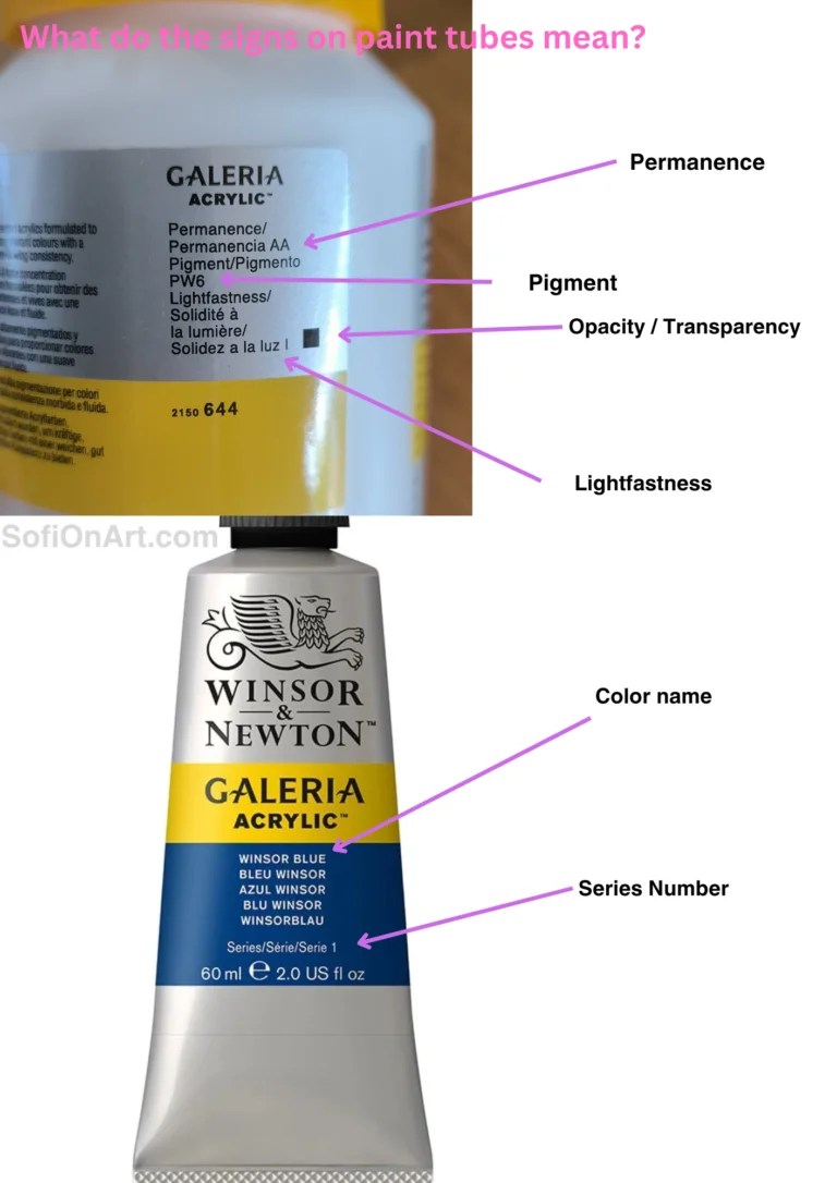 How to Read Labels on Acrylic Paint and Oil Paint to Elevate Your