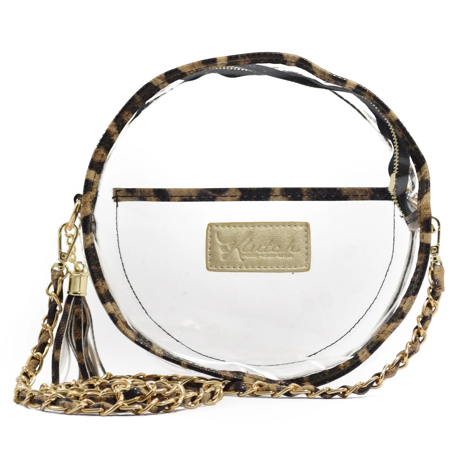 Cheetah Round Clear Bag Sofi Stella Women's & Children's Boutique