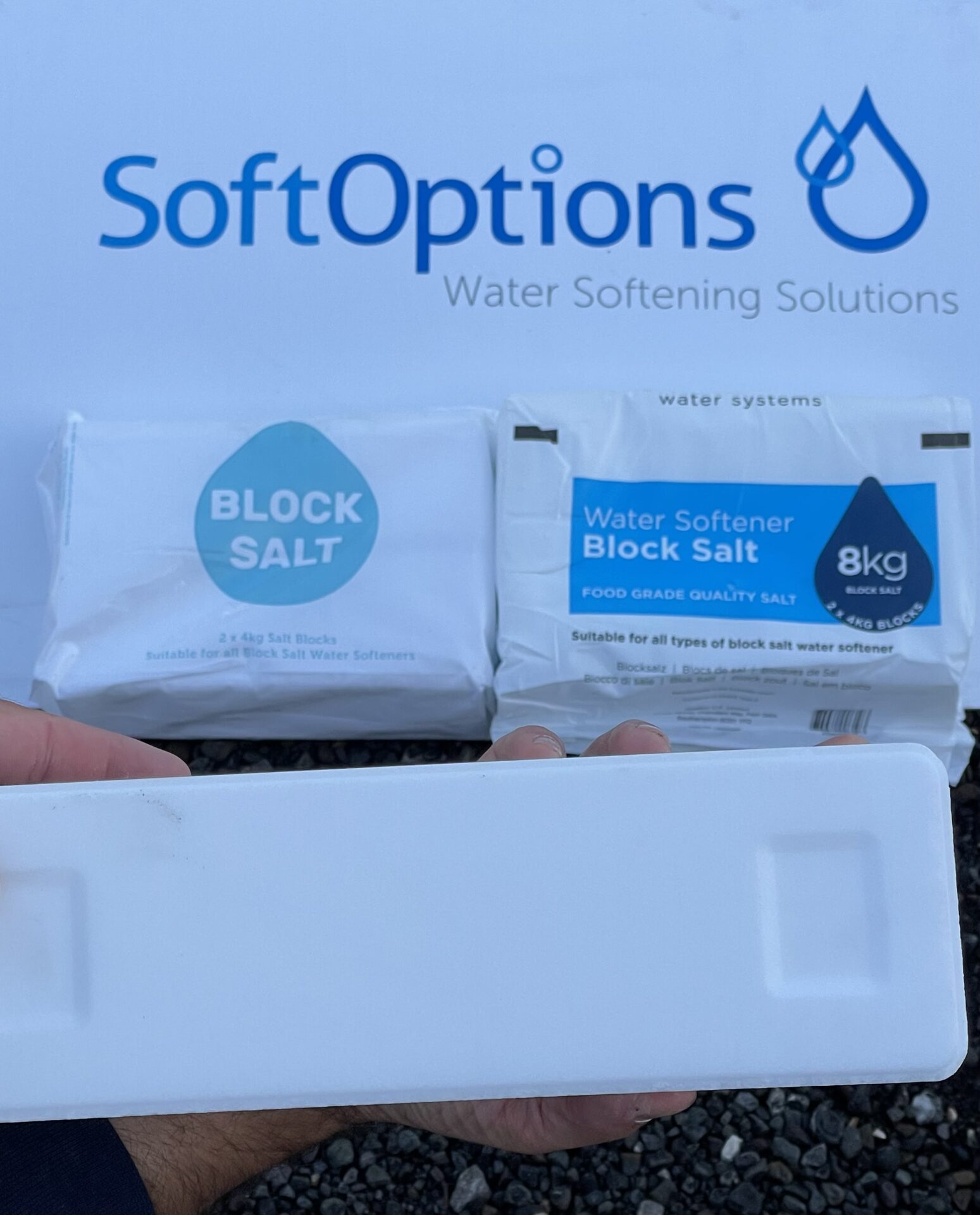 Block Salt 2 x 4kg block Water Softeners Drinking Water Systems