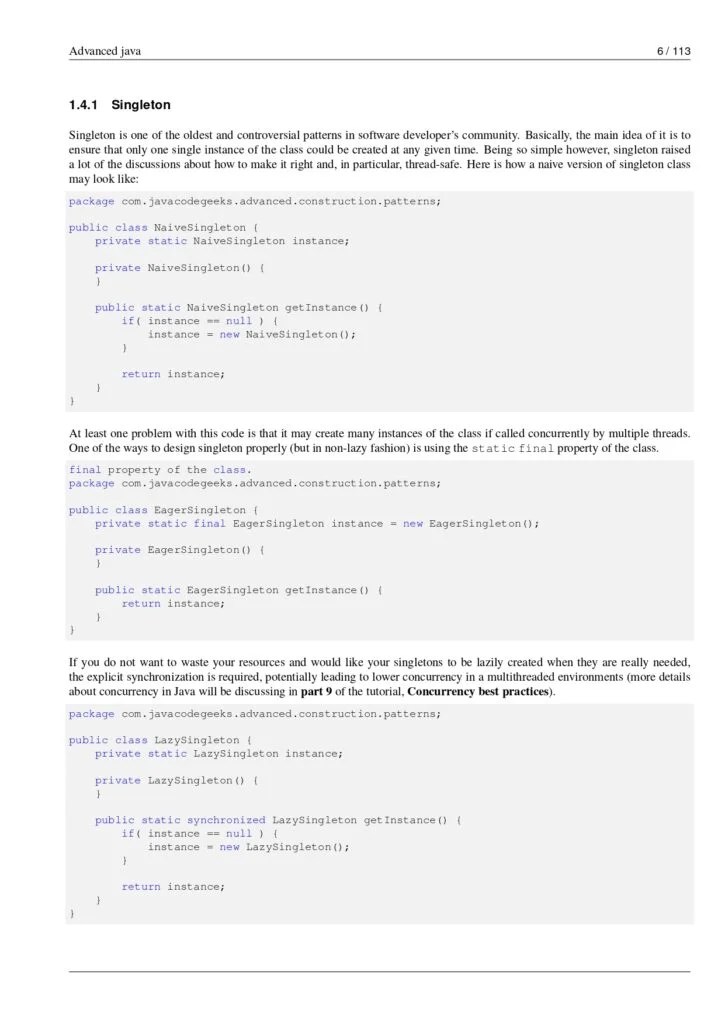 Advanced Java Notes (PDF) Connect 4 Programming