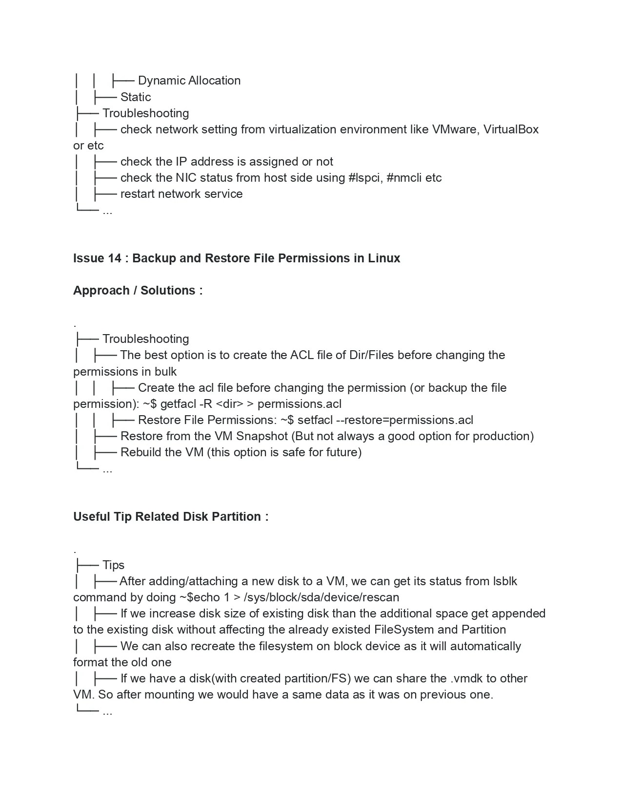 Linux Troubleshooting Scenarios (PDF) Connect 4 Techs