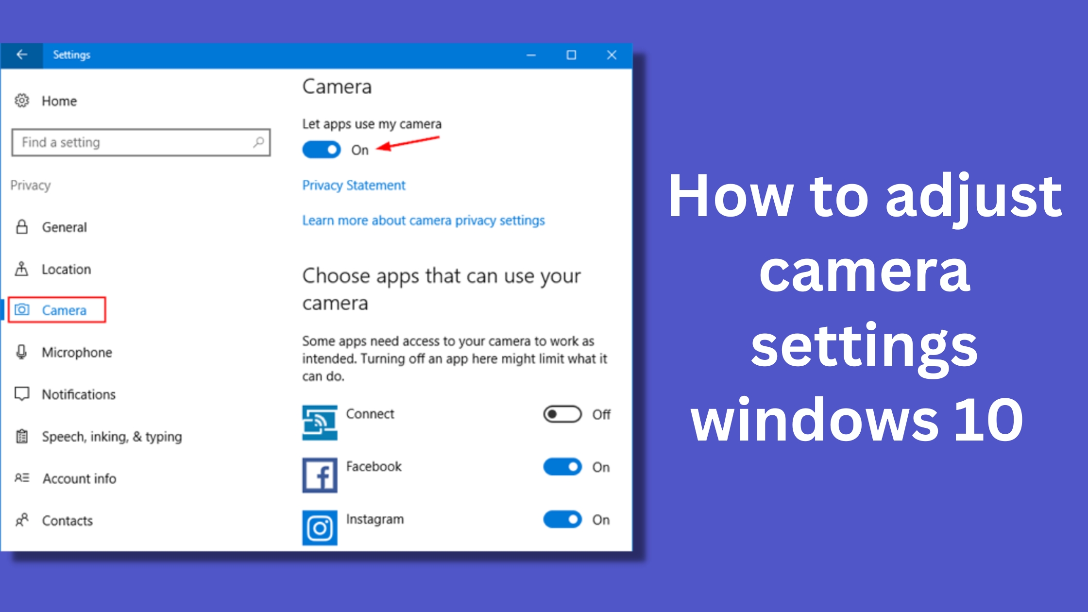 How to adjust camera settings windows 10 soft4os