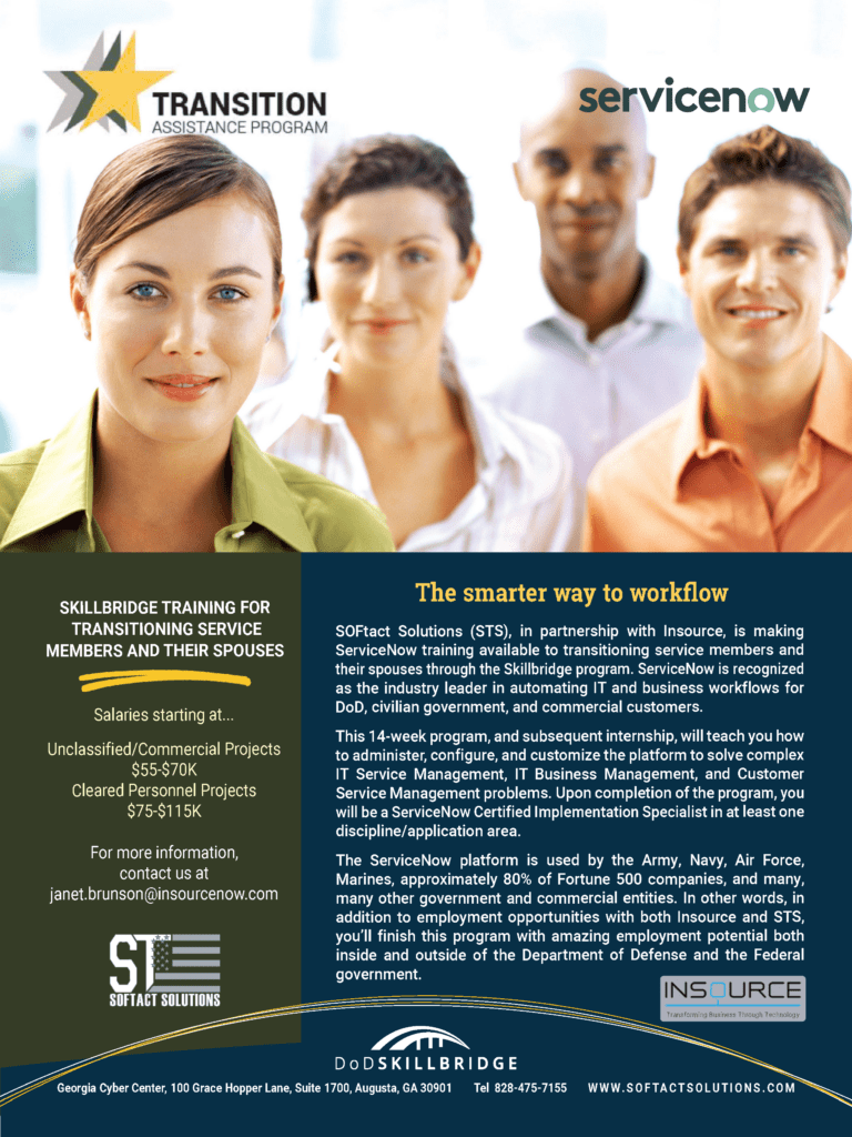 Skillbridge Program SOFtact Solutions