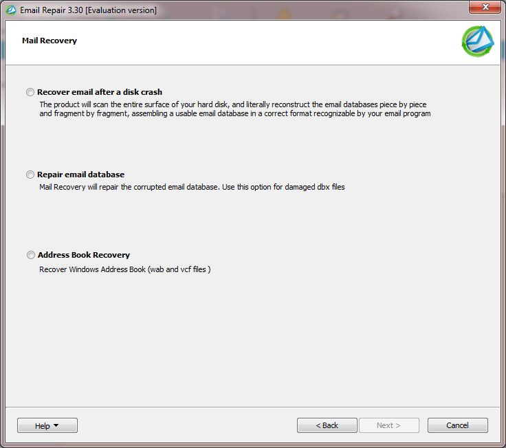 Email Recovery Features