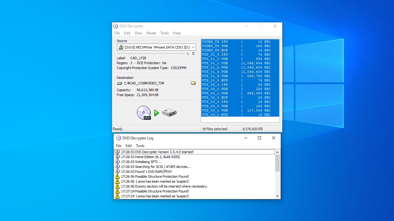 DVD Decrypter 3.5.4.0 ページ 2 ダウンロードと使い方 ソフタロウ