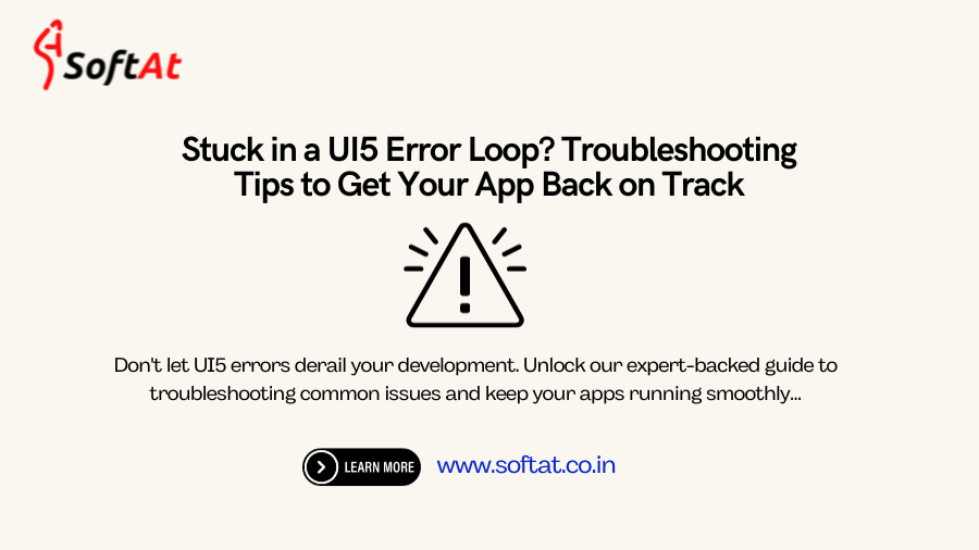 Troubleshooting common UI5 errors Softat
