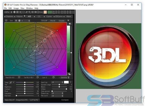 Free Download 3D LUT Creator 1.33 for Mac