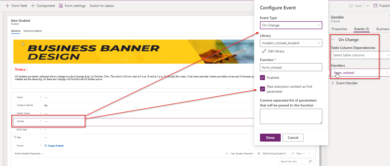 Use FormContext and XRM in HTML Web resource in Dynamics 365 or model
