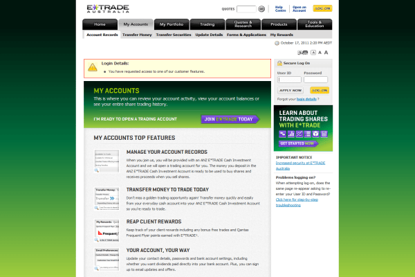 Get started with E*TRADE!