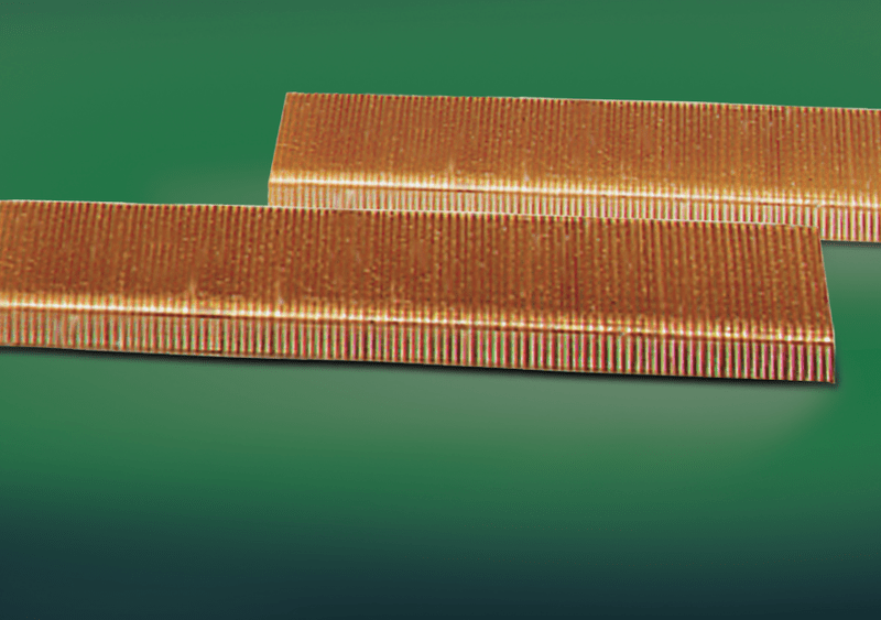 Elastomeric connector series has low electrical resistance