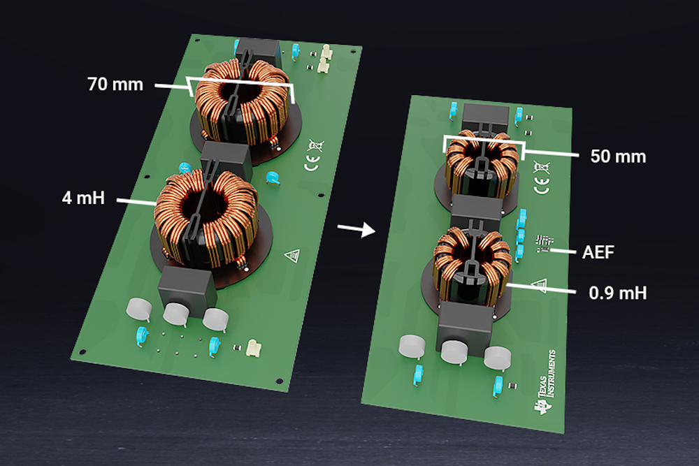 Standalone active EMI filter ICs support high density power supply