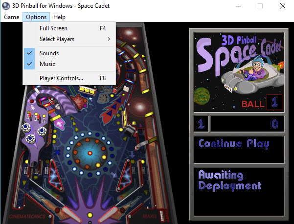 Microsoft 3D Pinball Space Cadet Download Free for Windows 10, 7, 8