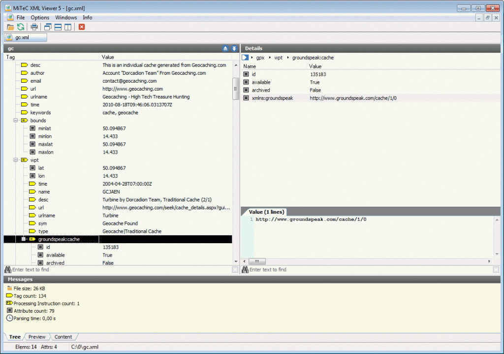 Mitec XML Viewer Download Free for Windows 10, 7, 8 (64 bit / 32 bit)