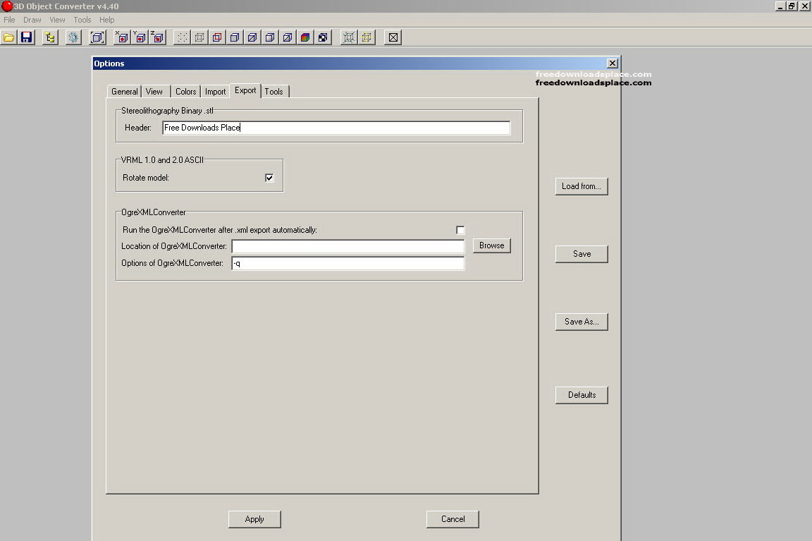 3D Object Converter Download Useful for work with 3D models