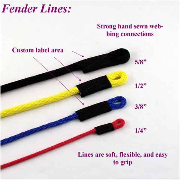 Boat Fender Line 1/4", Boats, Boat Fender Lines, 1/4" Boat Fender Lines