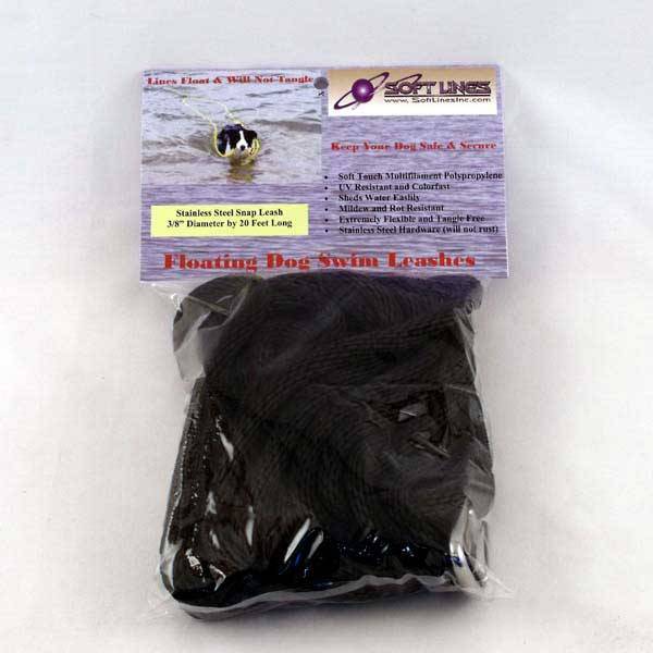30 Ft Swimming Dog Snap Leash 1/2" Round Polypropylene