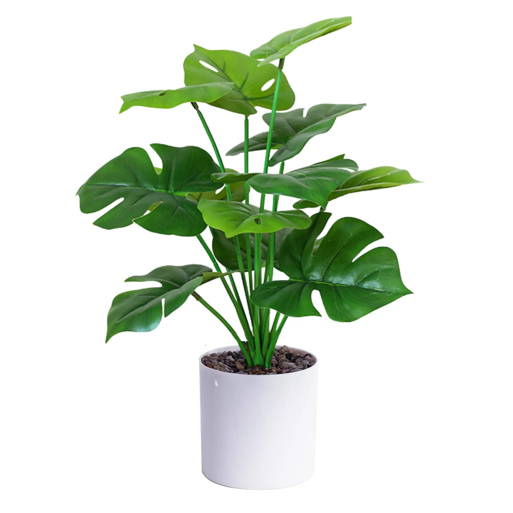 Artificial Small Potted Plant White pot (33cm)