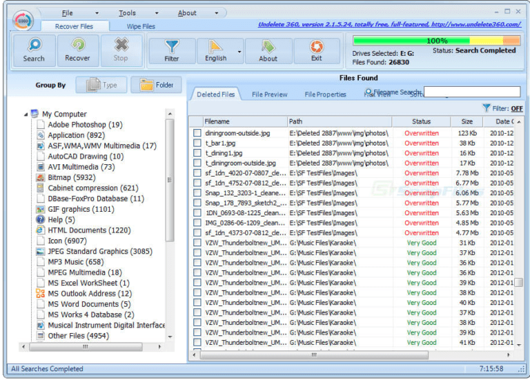 Undelete 360 File recovery software DOWNLOAD 2021