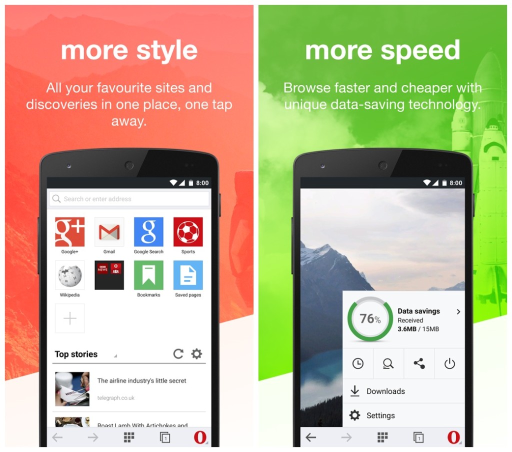 Opera Mini для Android скачать программу Opera Mini для Android