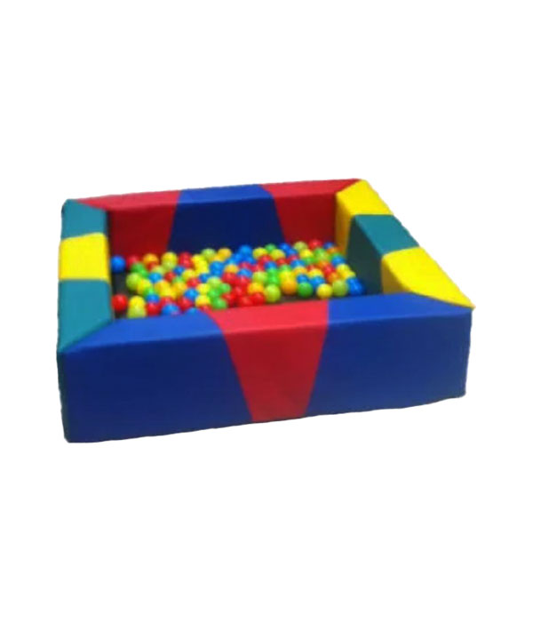 soft play ball pit made up of PVC material that has no safety hazards