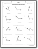 Mixed Angles Worksheets