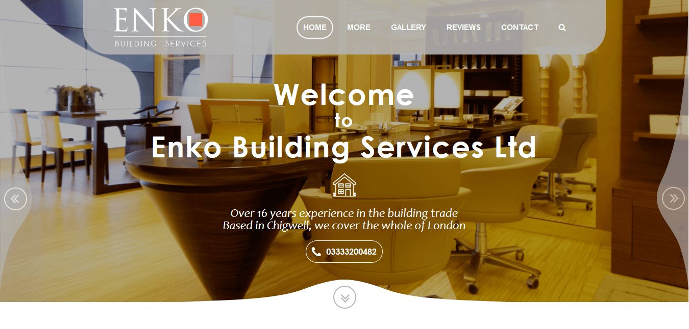 ENKO new corporate site on WordPress SoftSprint