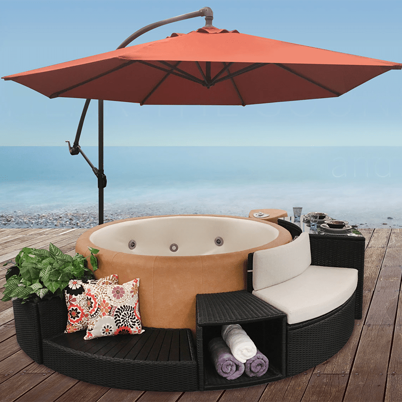 Spa Side Umbrella Softub Enhancements, Umbrellas Softub Express