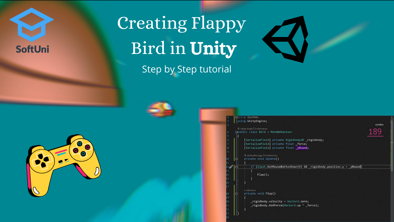 How to Make Our Own Flappy Bird in Unity [Project Tutorials] SoftUni