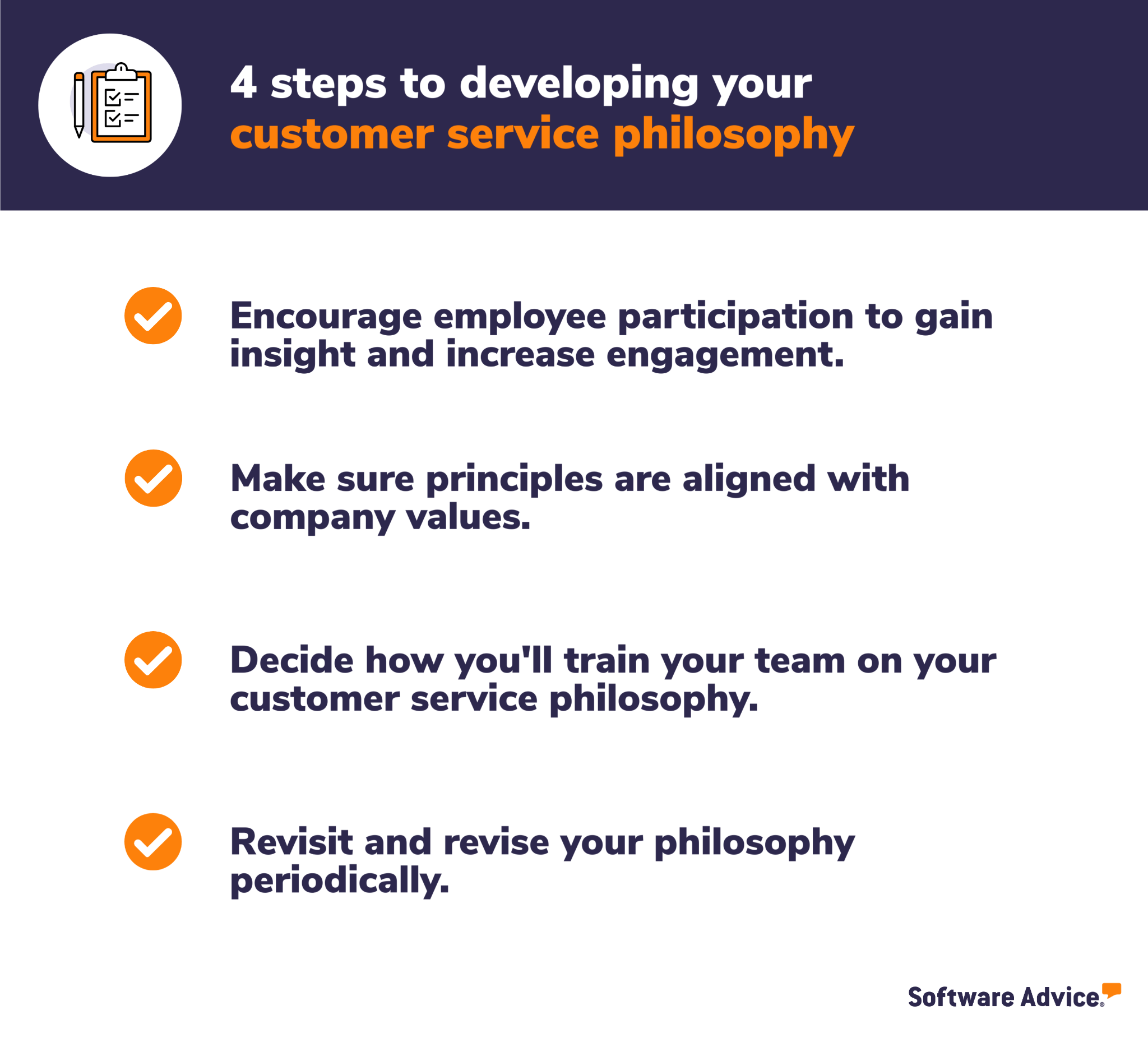 Develop a Strong Customer Service Philosophy in Four Steps