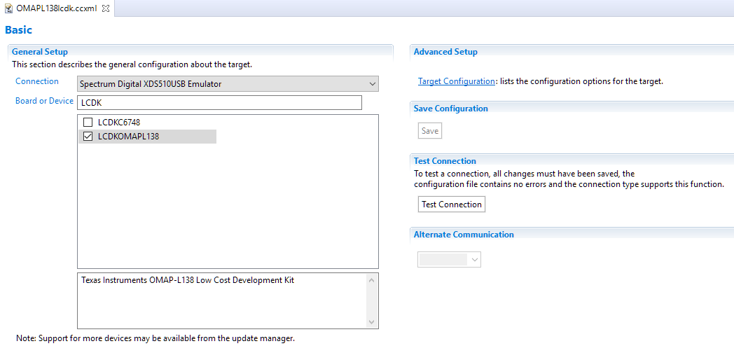 10.1. Target — Processor SDK RTOS Documentation