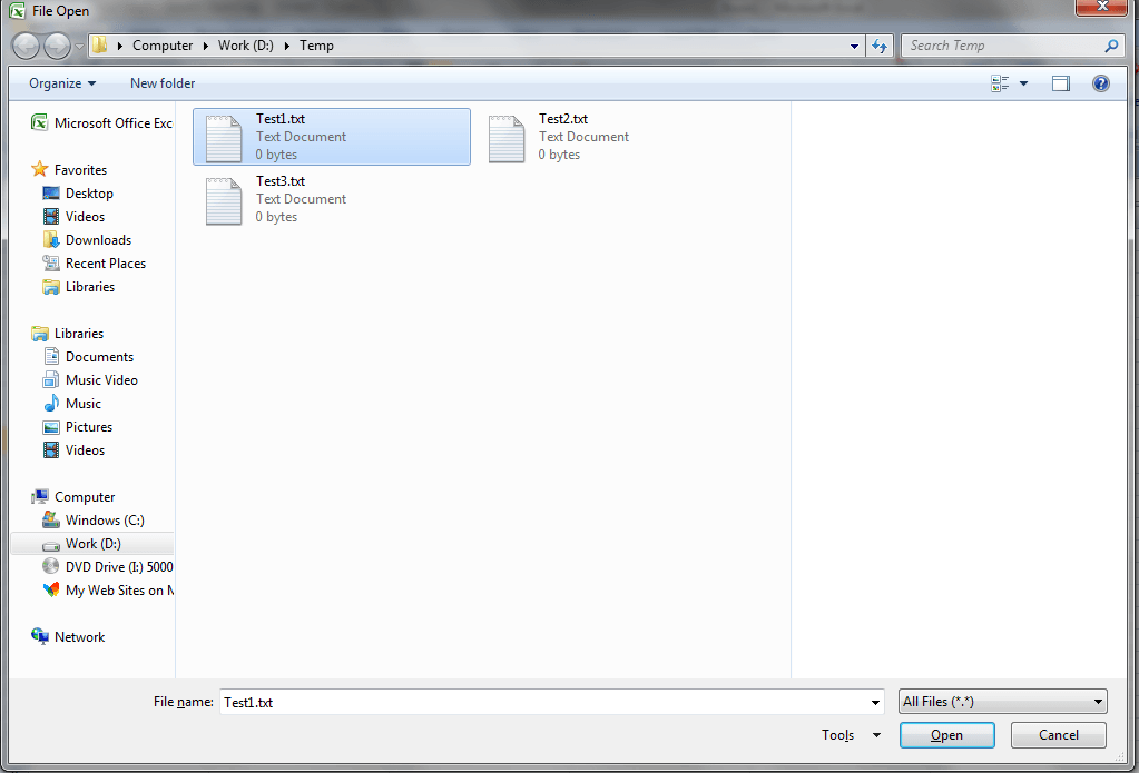 Excel VBA Open File Dialog VBA and Tutorials, Education and