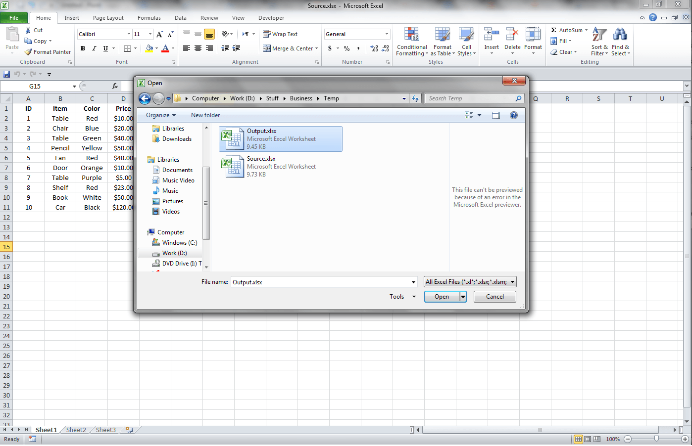 Excel, Getting Data From Another Workbook Through Links VBA and VB