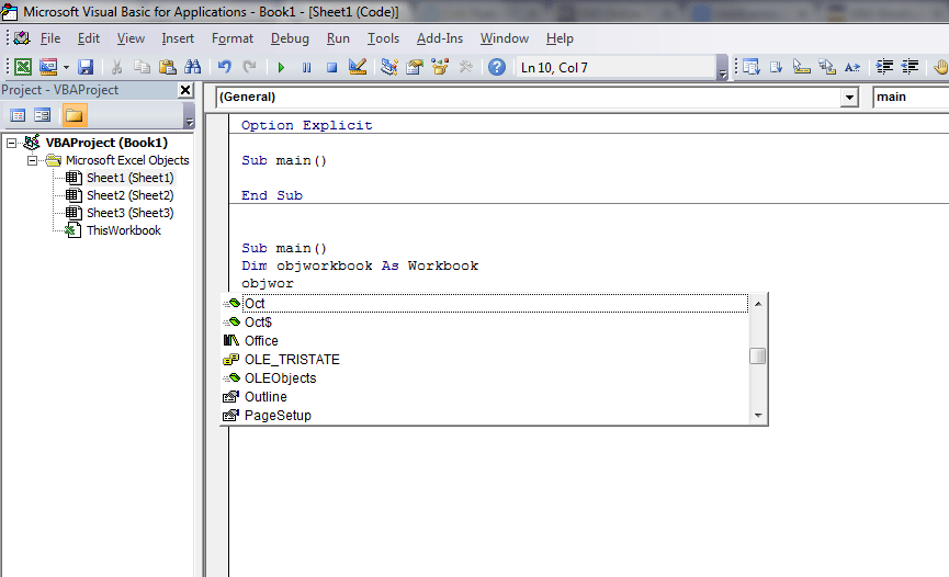 VBA intellisense Not Working VBA and Tutorials, Education and