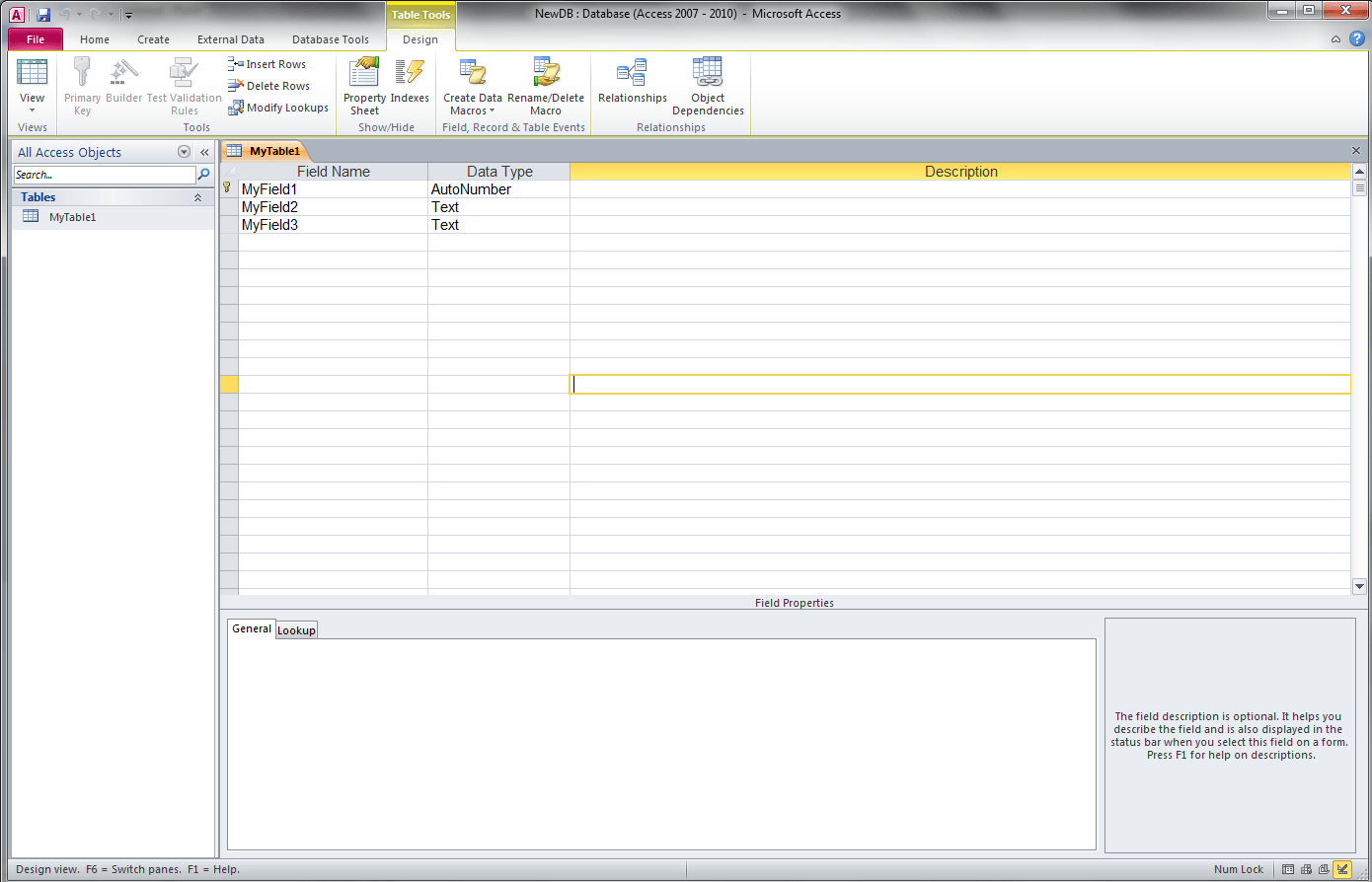 Get Field Names in External Access Database, VBA Automation VBA and