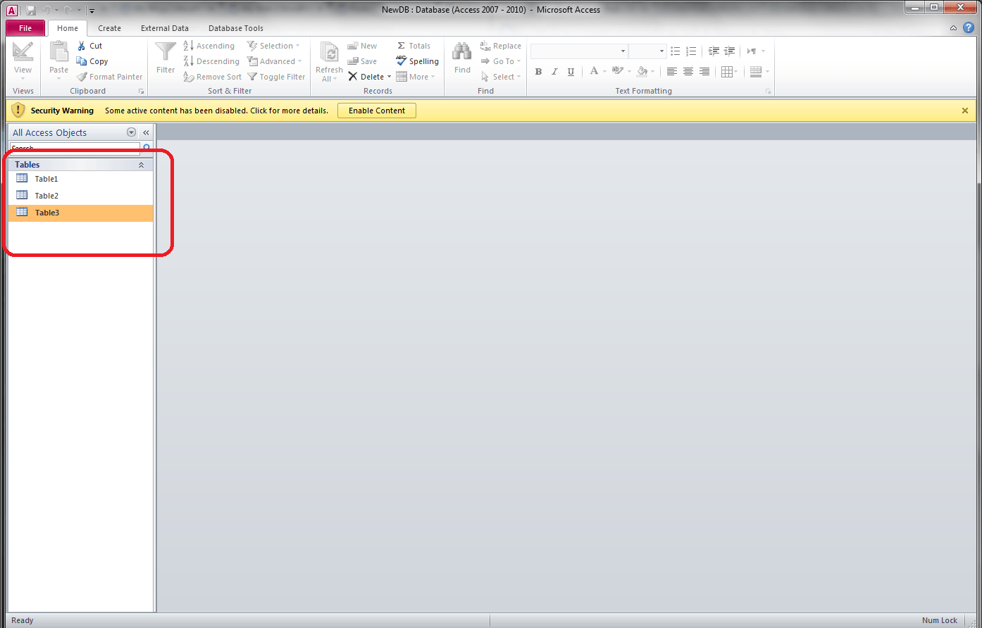 VBA Get Table Names in External Access Database (Automation) VBA and