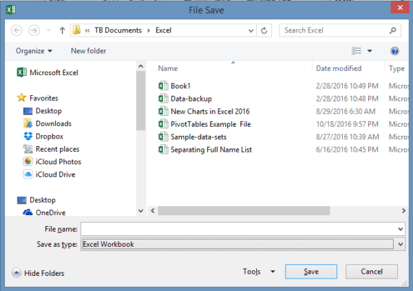 msoFileDialogSaveAs example