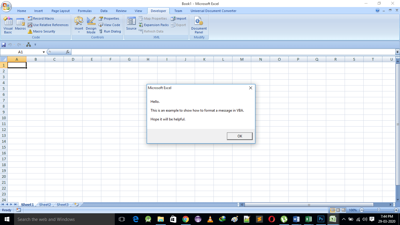 Vbcrlf The Visual Basic Carriage Return Line Feed VBA and