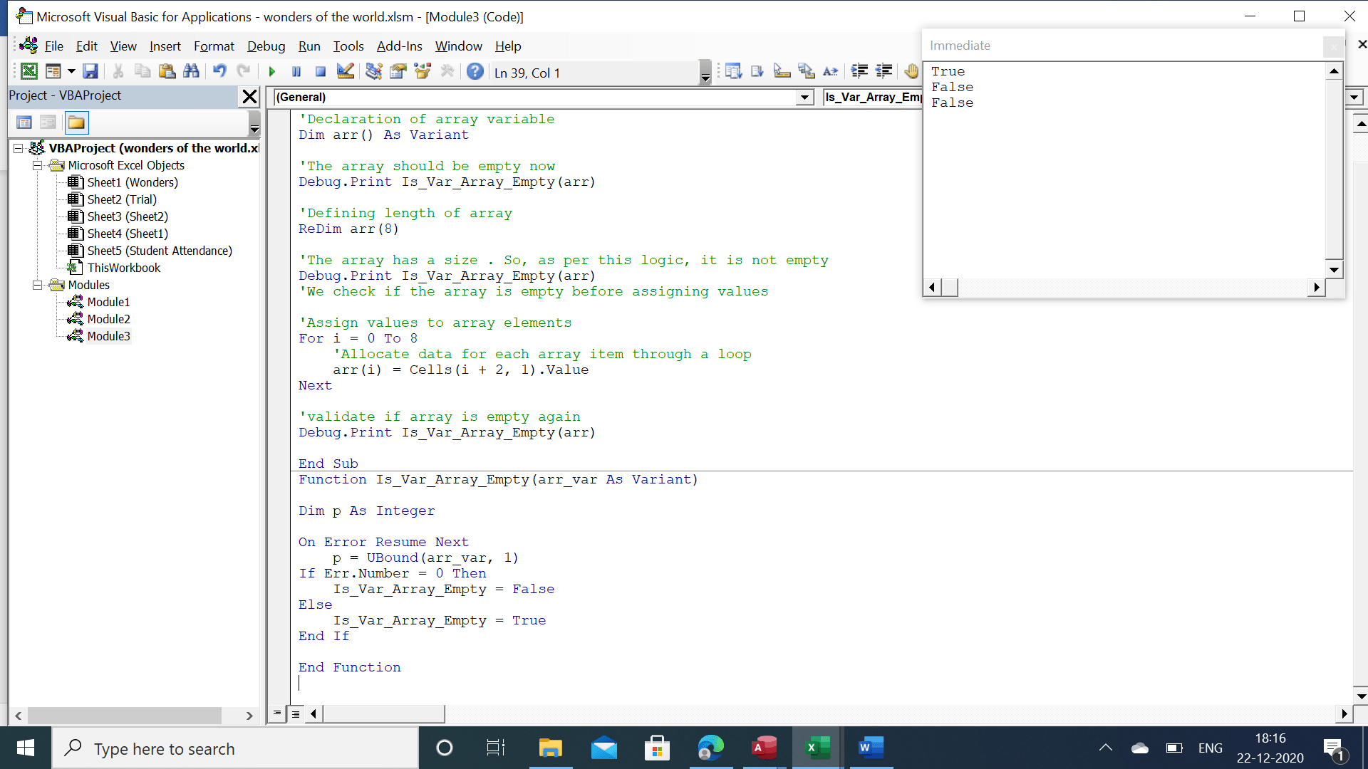 How to Check if an Array Is Empty in VBA VBA and Tutorials