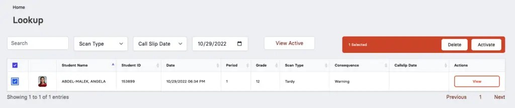 Delete a Scan – Software 4 Schools
