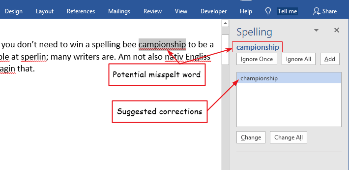 Spell check in Word Every Writer’s Friend Software Accountant