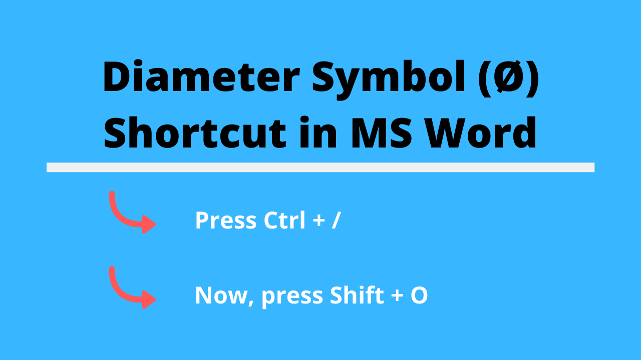 Ø Diameter Symbol Alt Code (And Keyboard Shortcuts) Software Accountant