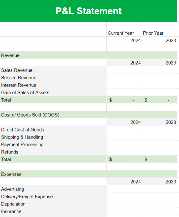 Top 9 FREE Profit and Loss Template Excel (+ How to Create One) 2024