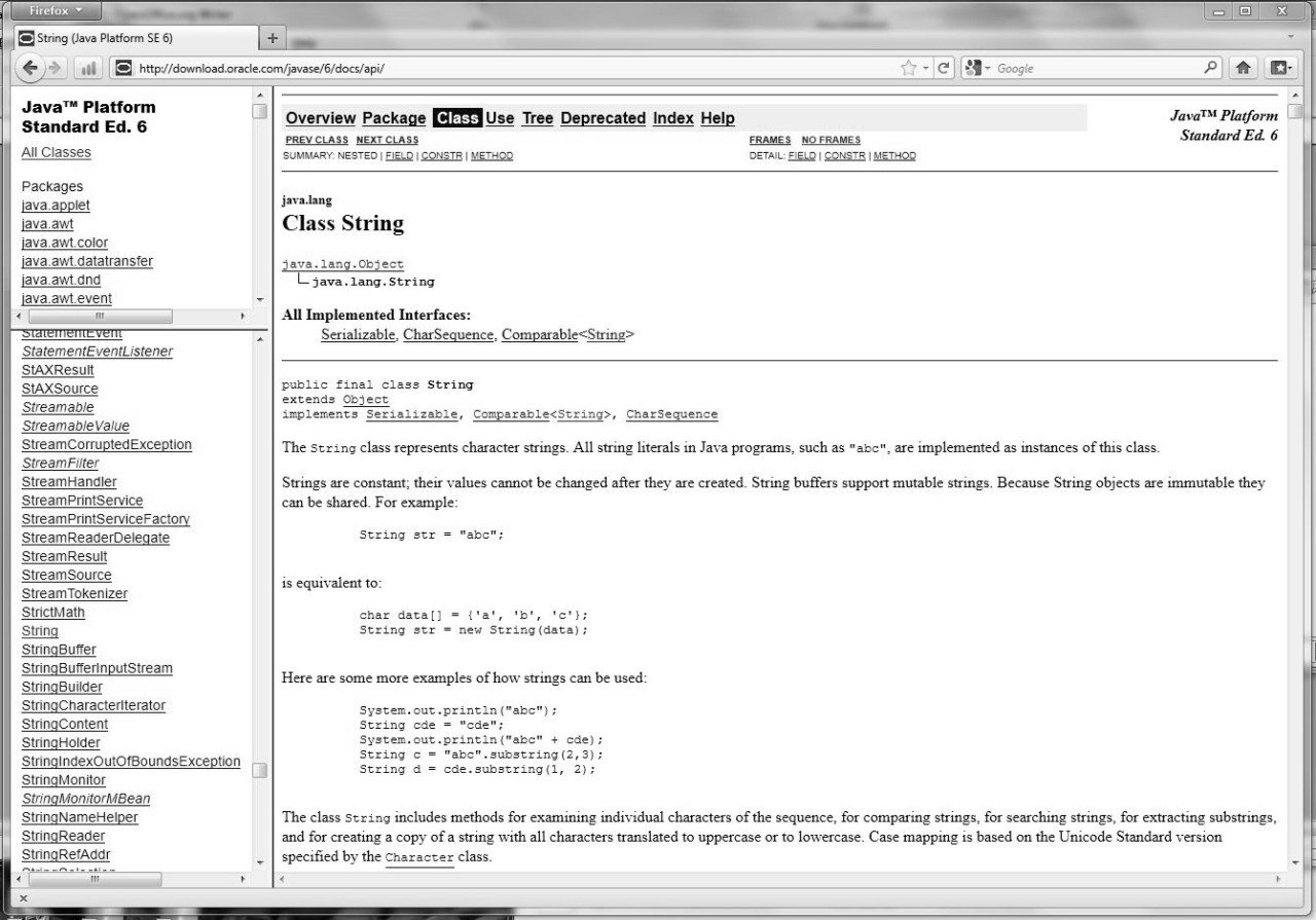Software Educator Articles Java programming course 2.4 The Java APIs