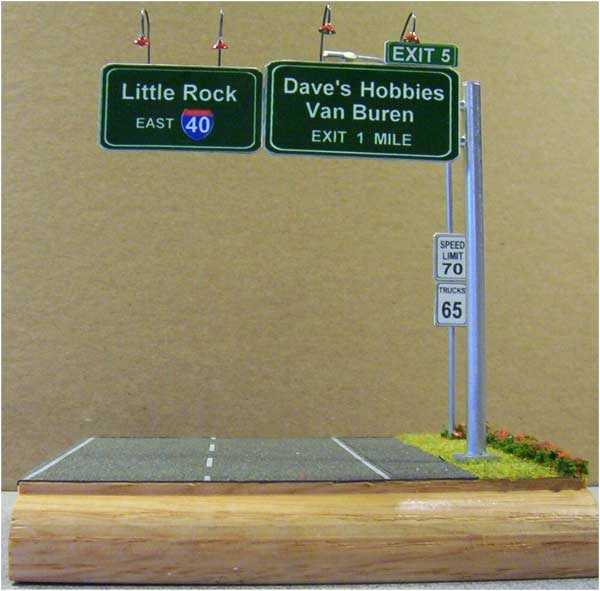 Road and Rail Signs for your Model Train Layout and Diorama Needs