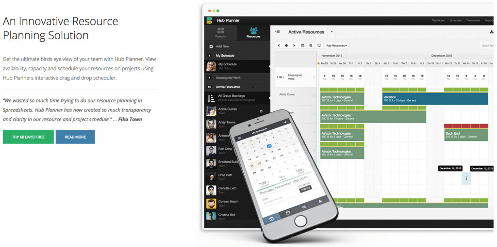Hub Planner Software For Projects
